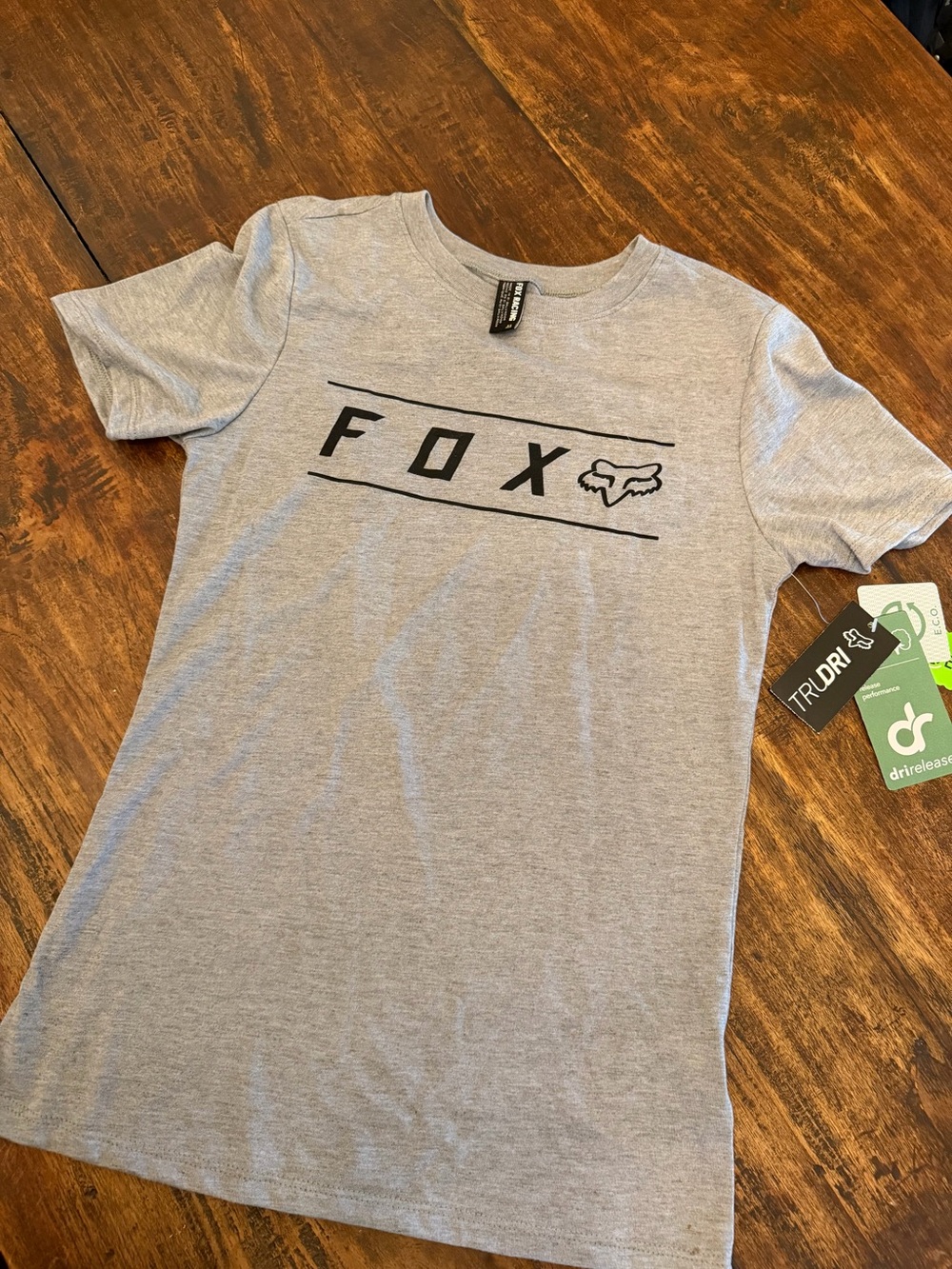 NWT Fox Racing Pinnacle Tech Tee - Grey / Women's XS